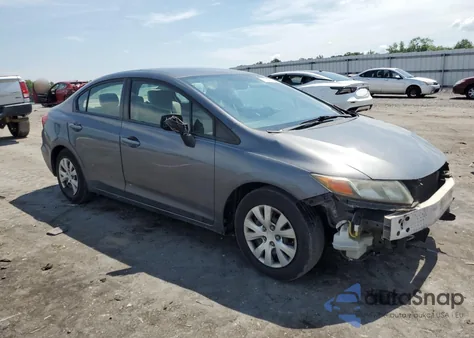 2012 Honda Civic Lx from USA, damaged, VIN 2HGFB2F57CH333543